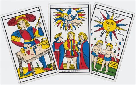 Tirada de Tres Cartas del Tarot Marsella